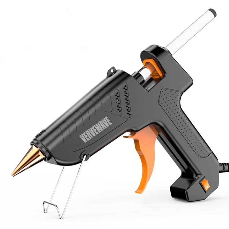 Mini Hot Glue Gun Kit | Dual Temp (High/Low) | Precision Nozzle | 30 Glue Sticks Included | Easy Squeeze Trigger | For Crafts, DIY, Home Repairs-f